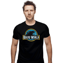 Load image into Gallery viewer, Shirts Fitted Shirts, Mens / Small / Black Kaiju World
