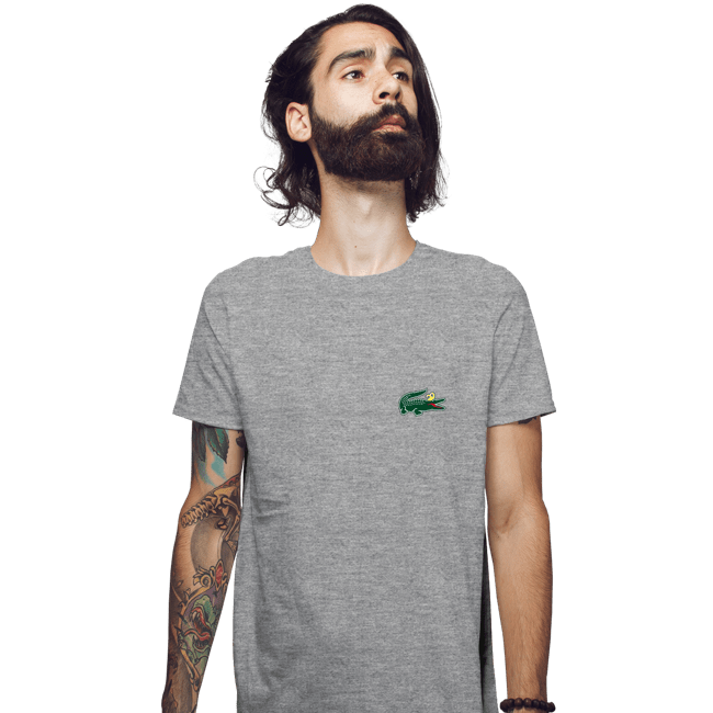 Shirts Fitted Shirts, Mens / Small / Sports Grey Mischievous Logo
