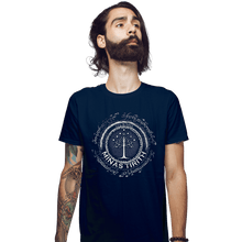 Load image into Gallery viewer, Shirts Fitted Shirts, Mens / Small / Navy Minas Tirith
