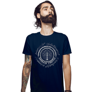 Shirts Fitted Shirts, Mens / Small / Navy Minas Tirith