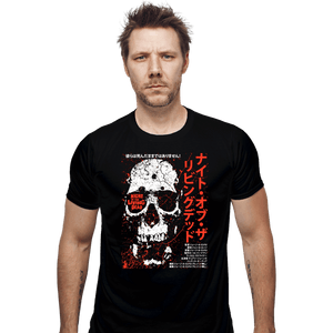 Daily_Deal_Shirts Fitted Shirts, Mens / Small / Black The Living Dead