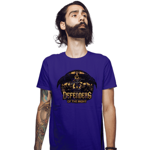 Shirts Fitted Shirts, Mens / Small / Violet Defenders Of The Night