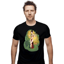 Load image into Gallery viewer, Secret_Shirts Fitted Shirts, Mens / Small / Black Leia &amp; Jabba
