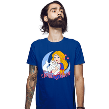 Load image into Gallery viewer, Secret_Shirts Fitted Shirts, Mens / Small / Royal Blue USA Sailor Moon

