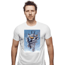 Load image into Gallery viewer, Daily_Deal_Shirts Fitted Shirts, Mens / Small / White VF-1S Watercolor
