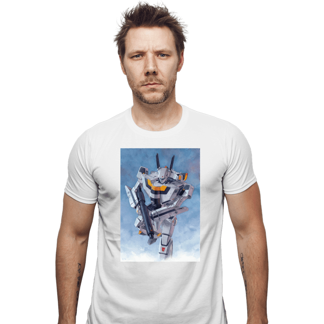 Daily_Deal_Shirts Fitted Shirts, Mens / Small / White VF-1S Watercolor