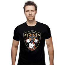 Load image into Gallery viewer, Shirts Fitted Shirts, Mens / Small / Black Cuccos Crest
