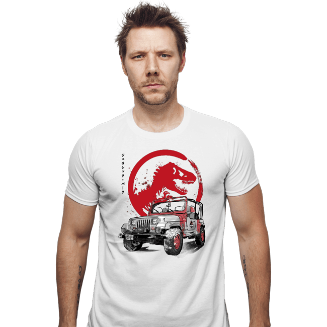 Daily_Deal_Shirts Fitted Shirts, Mens / Small / White YJ Sahara sumi-e