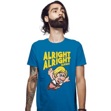 Load image into Gallery viewer, Shirts Fitted Shirts, Mens / Small / Sapphire Super Alright Bros.
