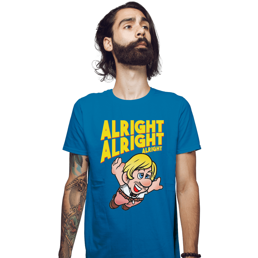 Shirts Fitted Shirts, Mens / Small / Sapphire Super Alright Bros.