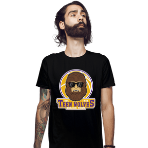 Shirts Fitted Shirts, Mens / Small / Black Teen Wolves