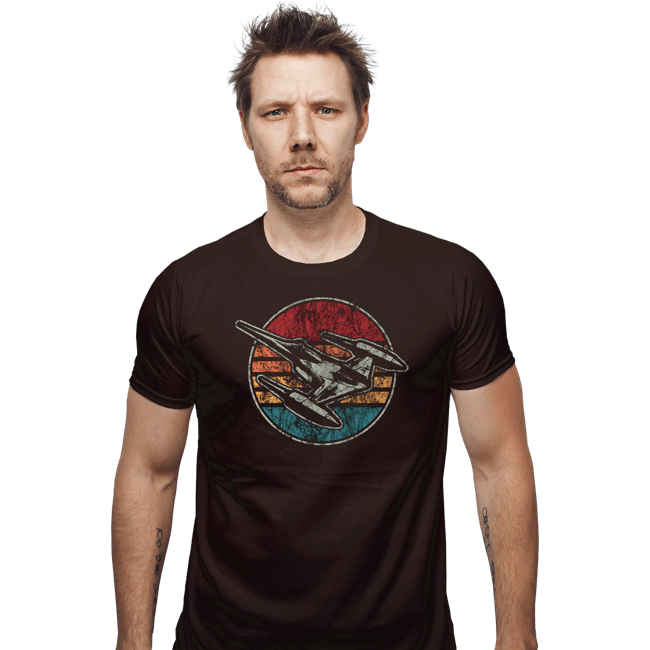 Shirts Fitted Shirts, Mens / Small / Dark Chocolate Vintage Starfighter