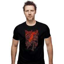 Load image into Gallery viewer, Shirts Fitted Shirts, Mens / Small / Black Doomslayer
