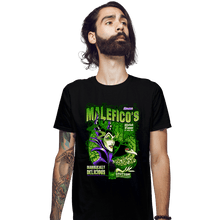 Load image into Gallery viewer, Shirts Fitted Shirts, Mens / Small / Black Maleficent Cereal
