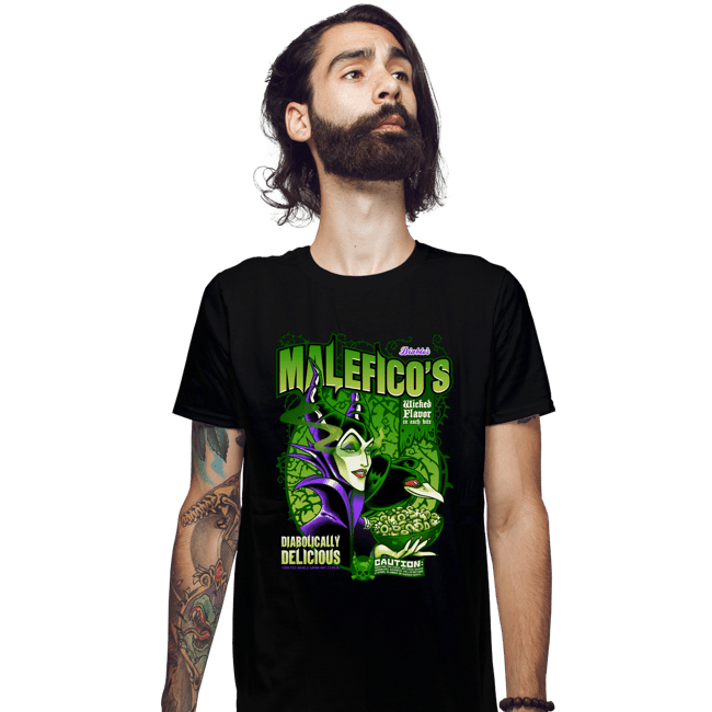Shirts Fitted Shirts, Mens / Small / Black Maleficent Cereal