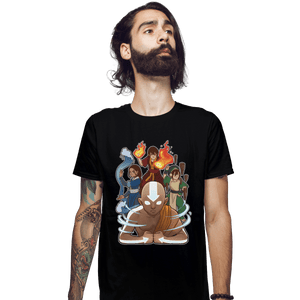 Secret_Shirts Fitted Shirts, Mens / Small / Black Avatar Team