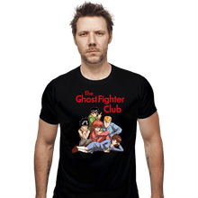 Load image into Gallery viewer, Secret_Shirts Fitted Shirts, Mens / Small / Black Ghost Fighters Club
