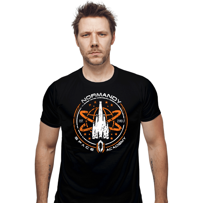 Secret_Shirts Fitted Shirts, Mens / Small / Black Normandy Space Academy