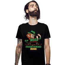 Load image into Gallery viewer, Daily_Deal_Shirts Fitted Shirts, Mens / Small / Black Frightening Irish
