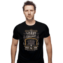 Load image into Gallery viewer, Shirts Fitted Shirts, Mens / Small / Black The Leaky Cauldron
