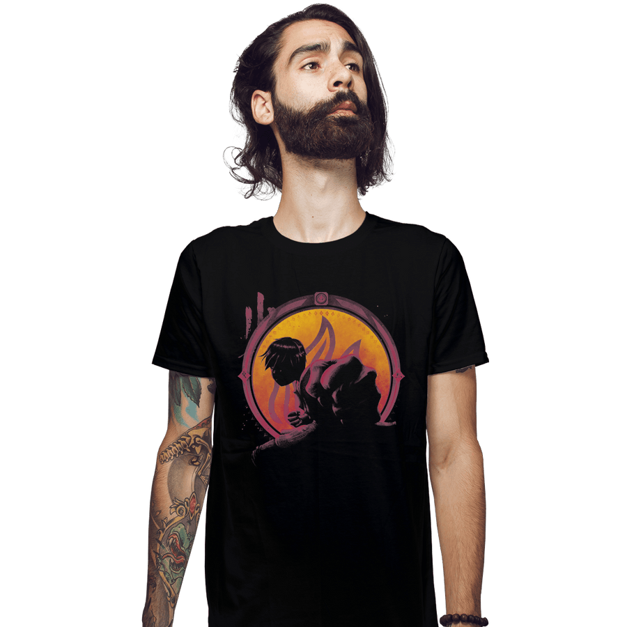Shirts Fitted Shirts, Mens / Small / Black Fire Master