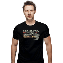 Load image into Gallery viewer, Shirts Fitted Shirts, Mens / Small / Black Retro Bird Of Prey
