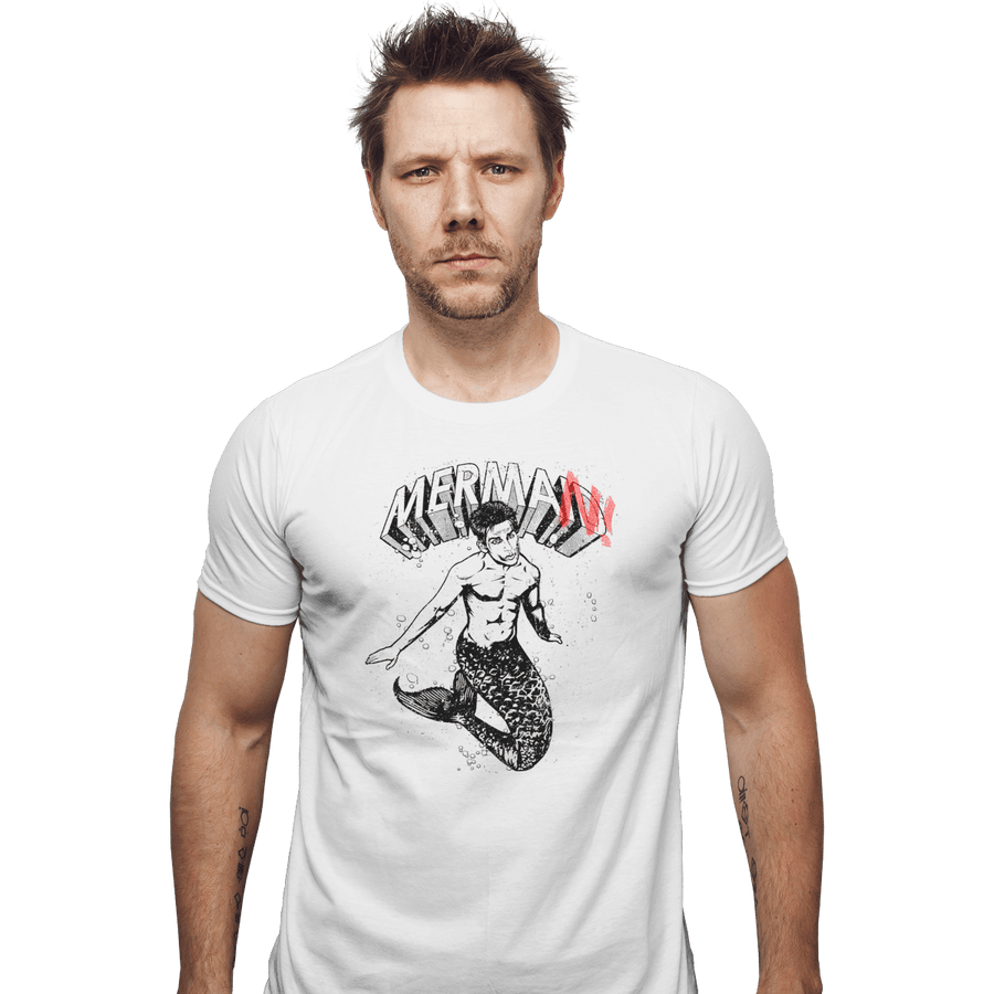 Shirts Fitted Shirts, Mens / Small / White Merman Zoolander