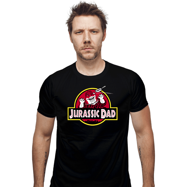 Secret_Shirts Fitted Shirts, Mens / Small / Black Jurassic Dad