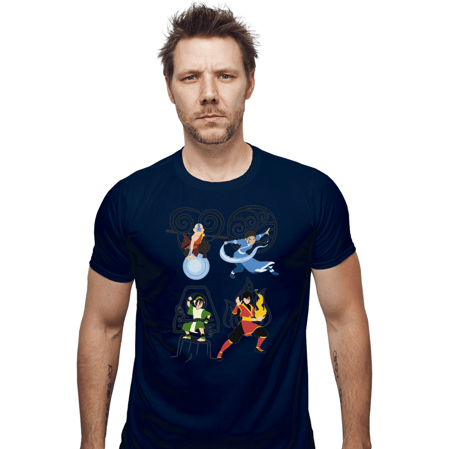 Shirts Fitted Shirts, Mens / Small / Navy Avatar Elements