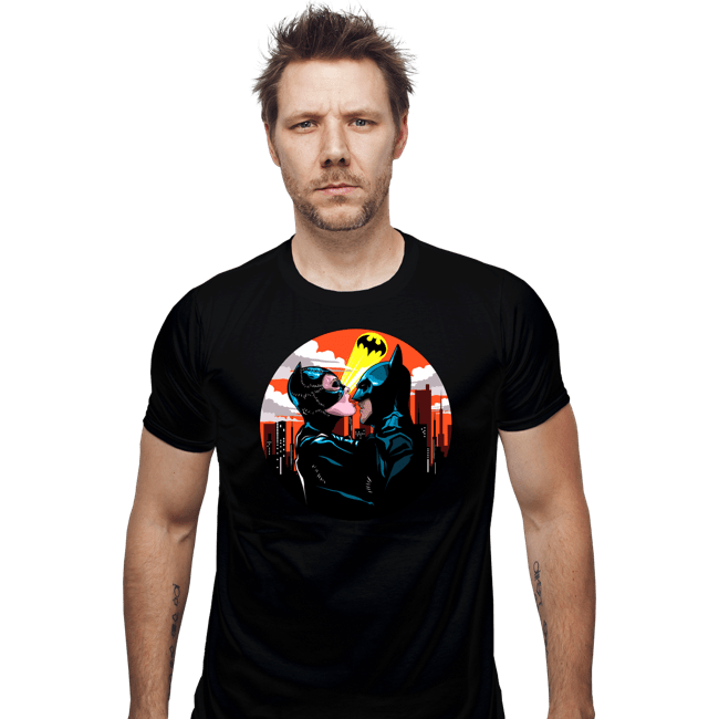 Daily_Deal_Shirts Fitted Shirts, Mens / Small / Black A Deadly Kiss