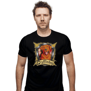 Shirts Fitted Shirts, Mens / Small / Black Hairy Pupper House Gryffindog