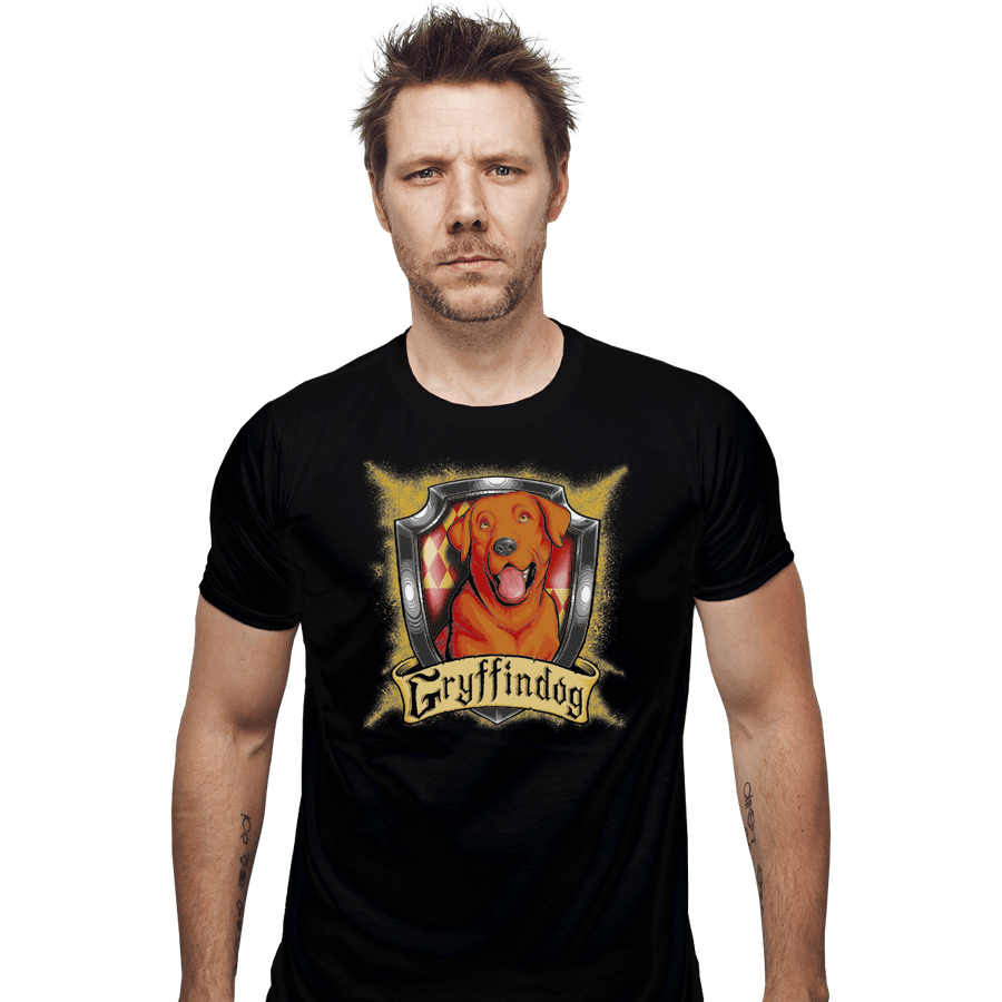 Shirts Fitted Shirts, Mens / Small / Black Hairy Pupper House Gryffindog