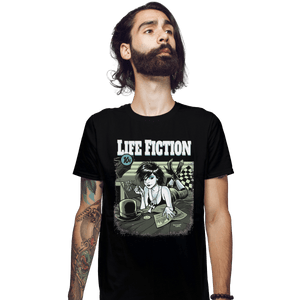 Shirts Fitted Shirts, Mens / Small / Black Life Fiction