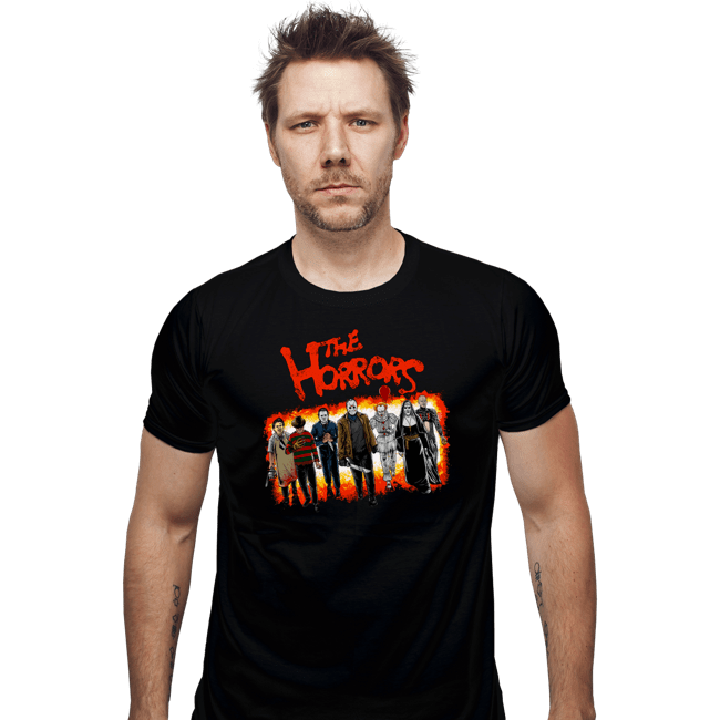 Daily_Deal_Shirts Fitted Shirts, Mens / Small / Black The Horrors