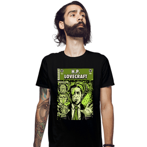 Secret_Shirts Fitted Shirts, Mens / Small / Black Tales Of Lovecraft