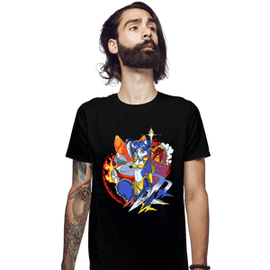 Secret_Shirts Fitted Shirts, Mens / Small / Black Dino Planet