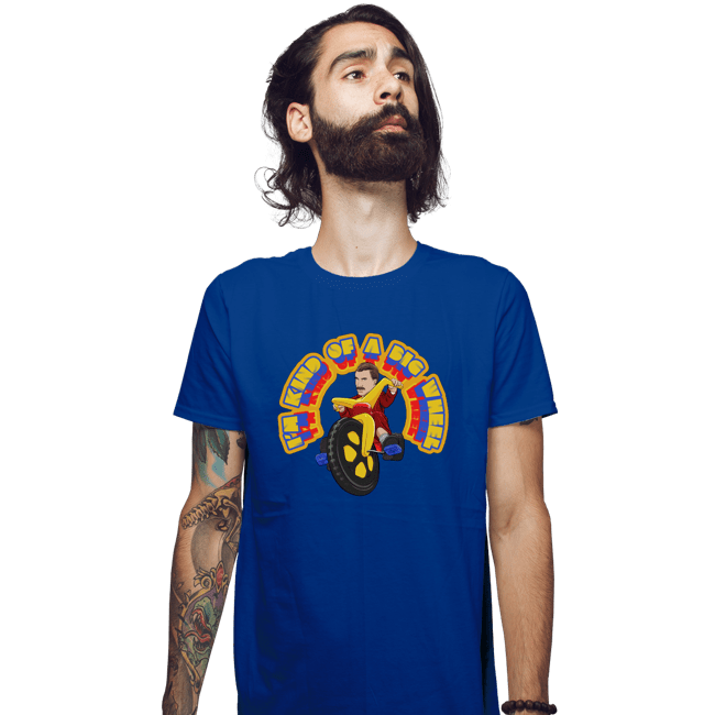 Shirts Fitted Shirts, Mens / Small / Royal Blue I'm Kind Of A Big Wheel