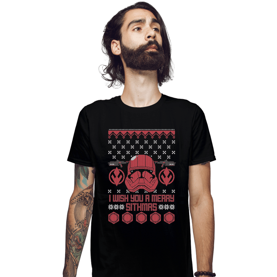 Shirts Fitted Shirts, Mens / Small / Black Sith Christmas