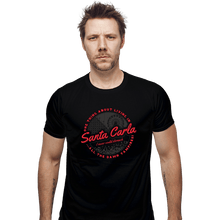 Load image into Gallery viewer, Secret_Shirts Fitted Shirts, Mens / Small / Black Santa Carla
