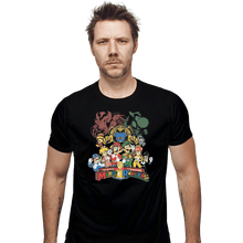 Load image into Gallery viewer, Shirts Fitted Shirts, Mens / Small / Black Mushroom Rangers
