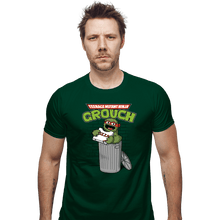 Load image into Gallery viewer, Shirts Fitted Shirts, Mens / Small / Irish Green Teenage Mutant Ninja Grouch
