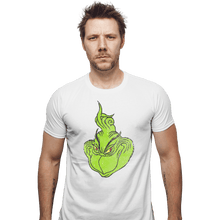 Load image into Gallery viewer, Shirts Fitted Shirts, Mens / Small / White FU Grinch
