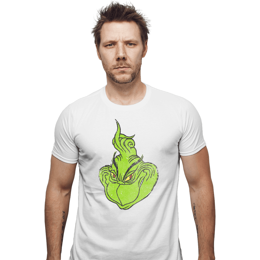 Shirts Fitted Shirts, Mens / Small / White FU Grinch