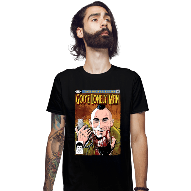 Secret_Shirts Fitted Shirts, Mens / Small / Black God's Lonely Man