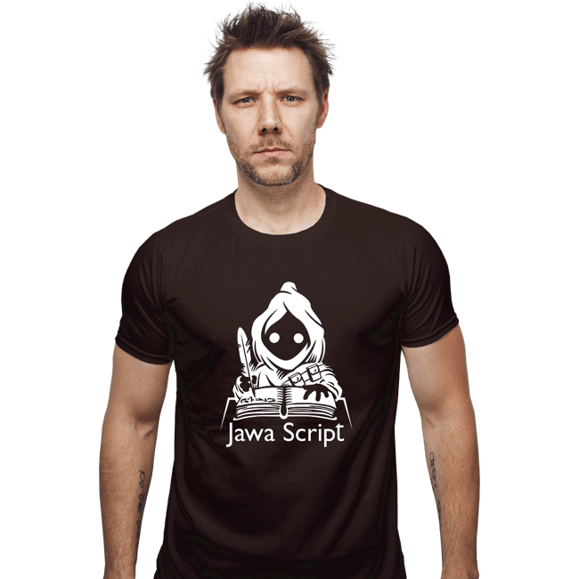 Shirts Fitted Shirts, Mens / Small / Dark Chocolate Jawa Script