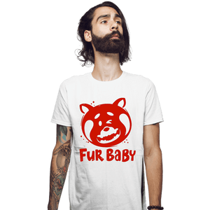 Daily_Deal_Shirts Fitted Shirts, Mens / Small / White Fur Baby