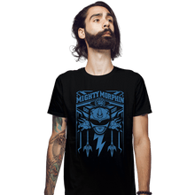 Load image into Gallery viewer, Shirts Fitted Shirts, Mens / Small / Black Blue Ranger
