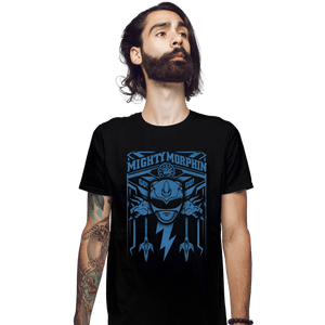 Shirts Fitted Shirts, Mens / Small / Black Blue Ranger