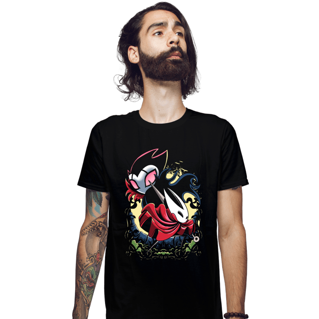 Daily_Deal_Shirts Fitted Shirts, Mens / Small / Black Silksong