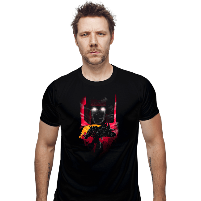 Daily_Deal_Shirts Fitted Shirts, Mens / Small / Black Commander Of Aerospace